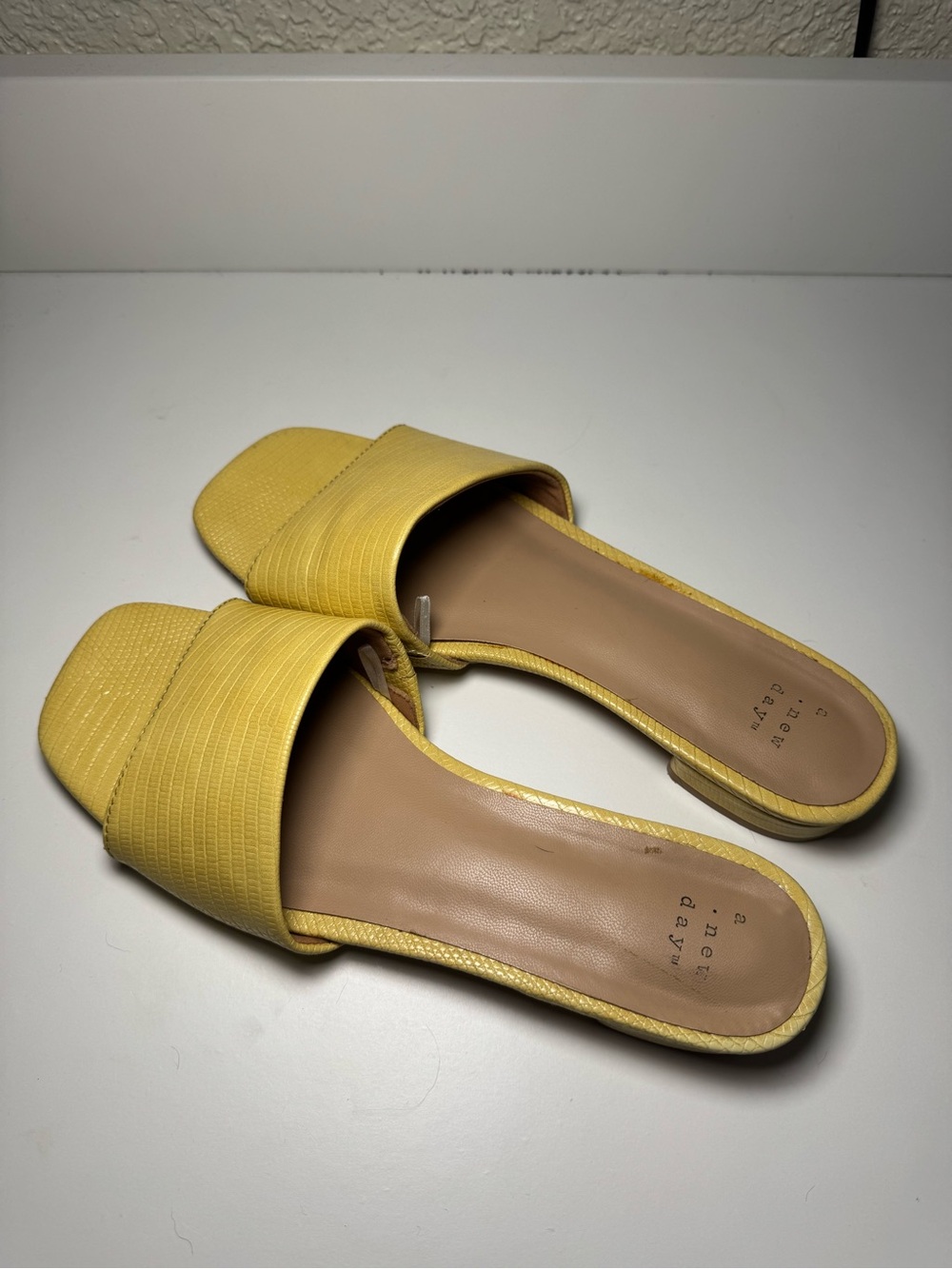 Target Yellow Women's Slide Sandals